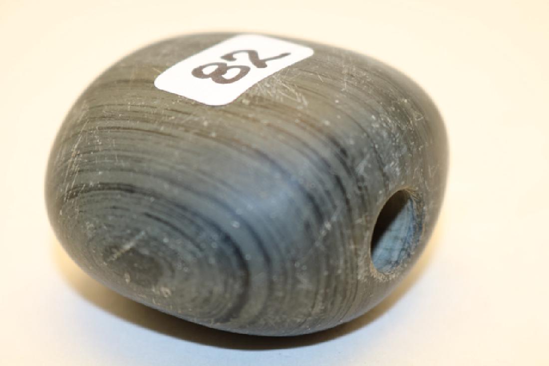 Banded Slate Ball Bannerstone (1 of 2)