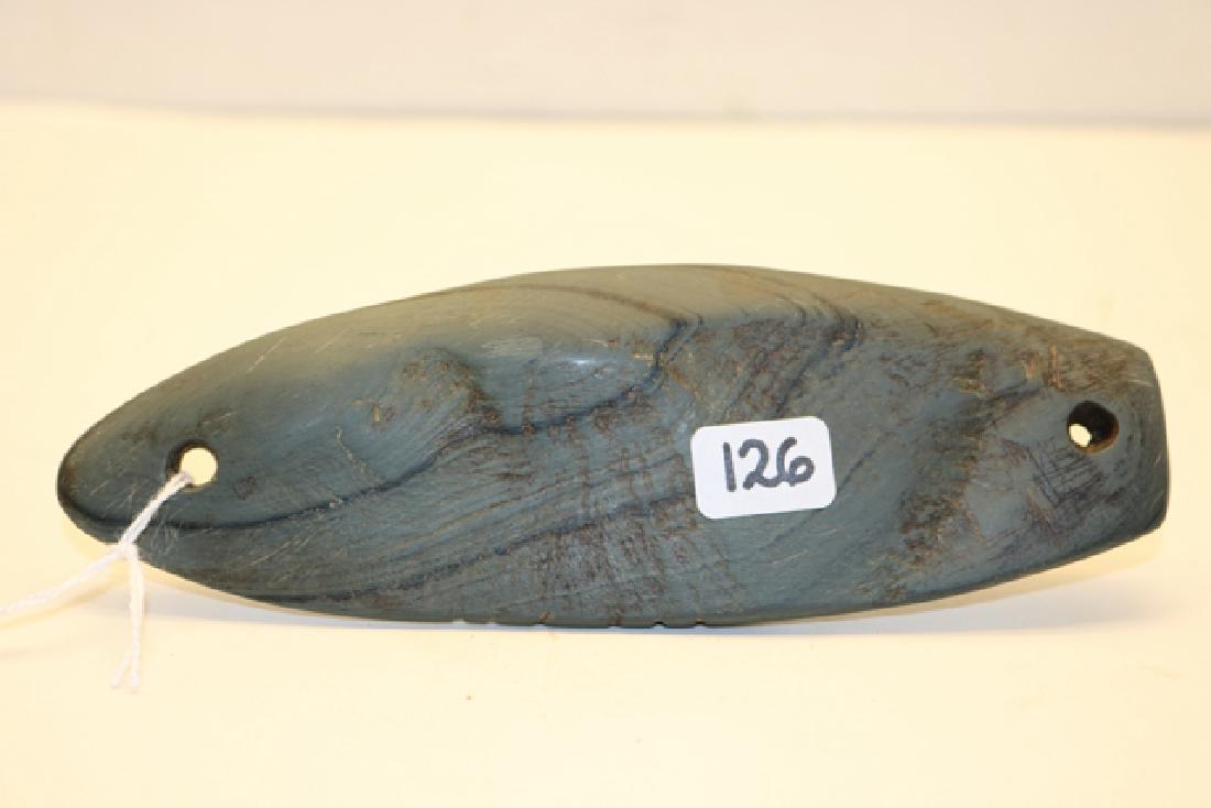 Banded Slate Elliptical Gorget (1 of 2)