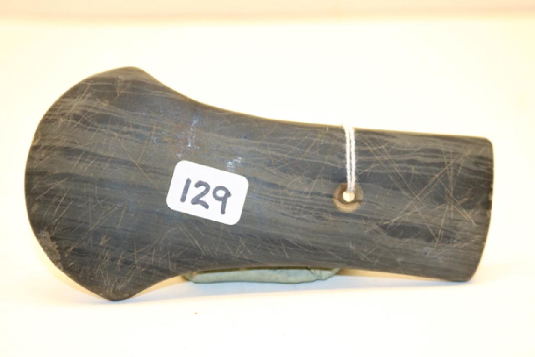 Banded Slate Keyhole Pendant (1 of 2)