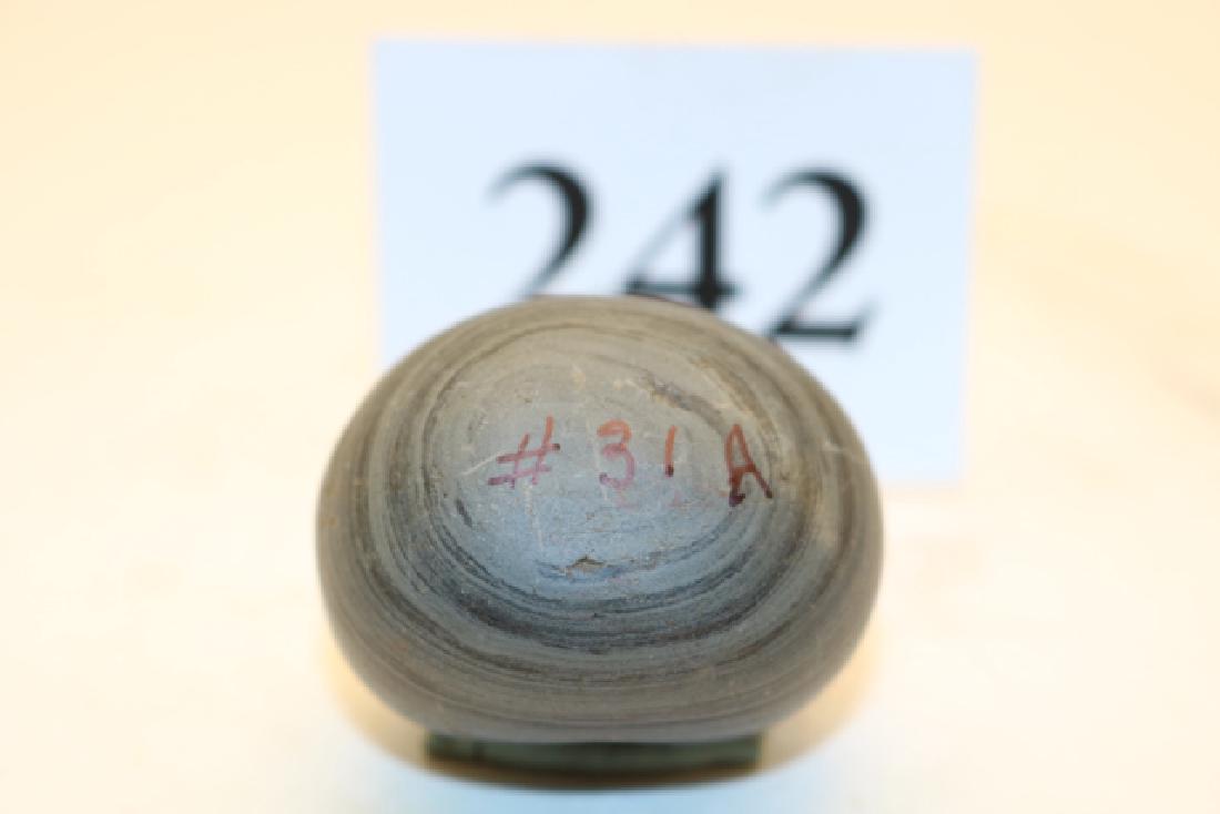 Banded Slate Ball Bannerstone (1 of 3)