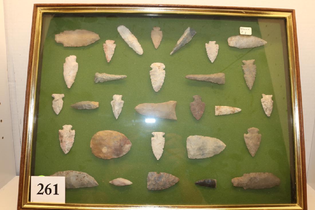 29 Flint Points, Drills, Knives (1 of 3)