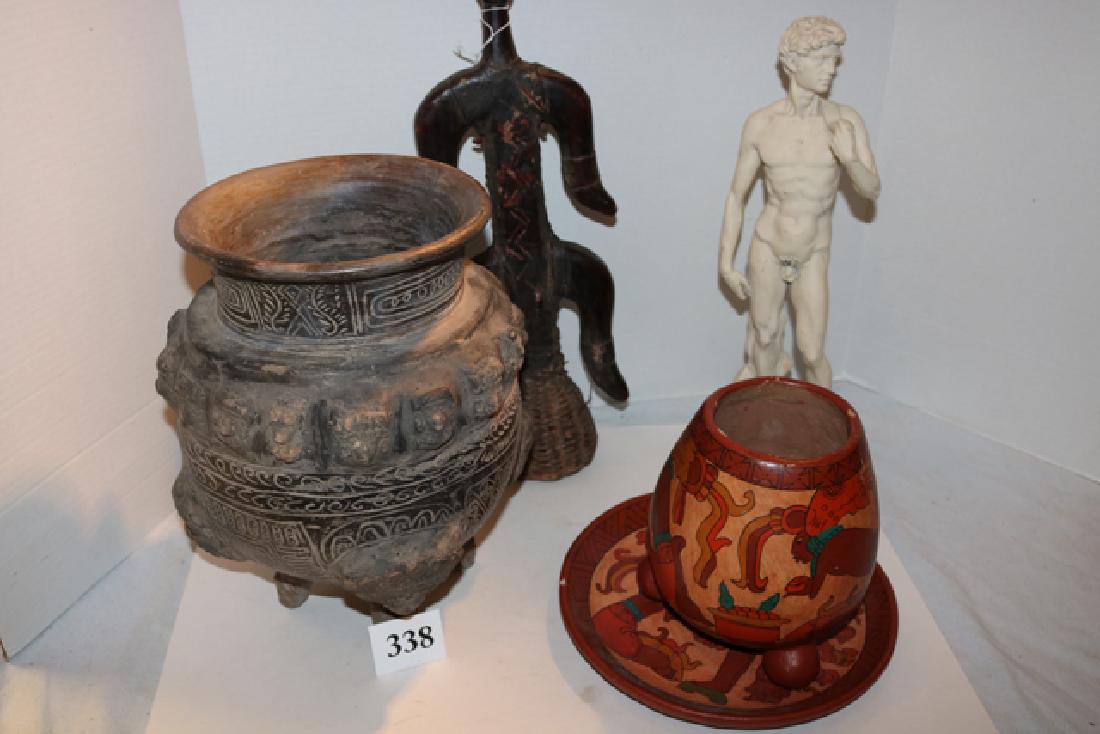 Statue of David, Wood Bird Figure (1 of 5)