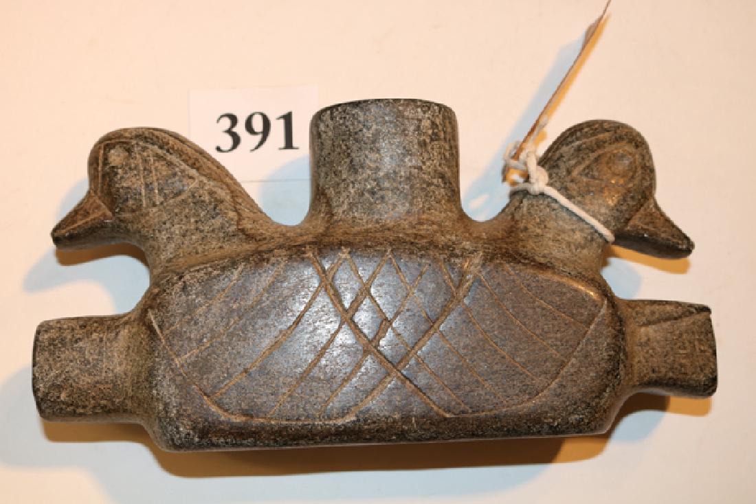 Double Effigy Bird Pipe (1 of 2)