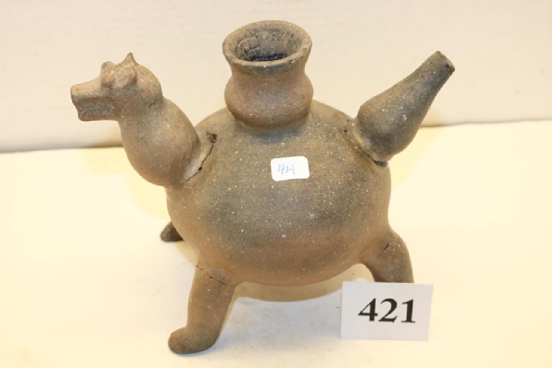 Serpent Pottery Teapot (1 of 2)