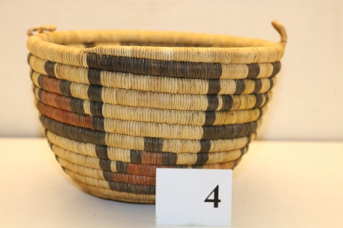 Hopi Polychrome Basket Bowl (1 of 2)