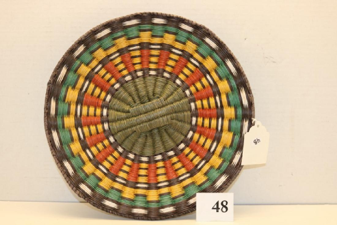 Polychrome Hopi Wicker Tray (1 of 1)