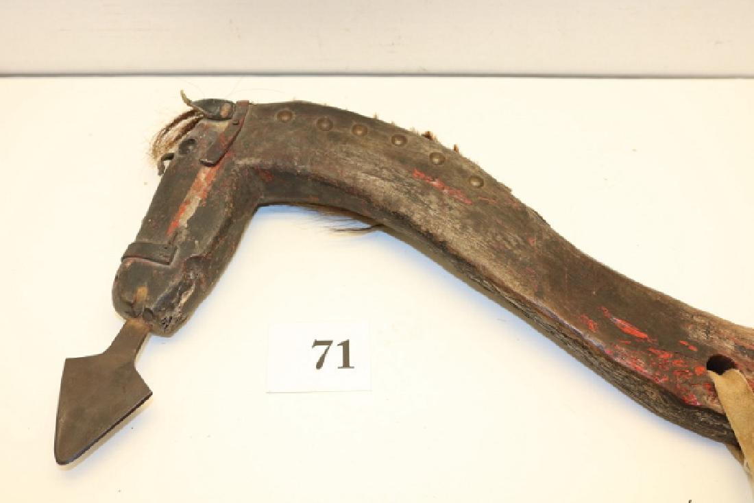 Carved Wood Sioux Horse Club (1 of 6)