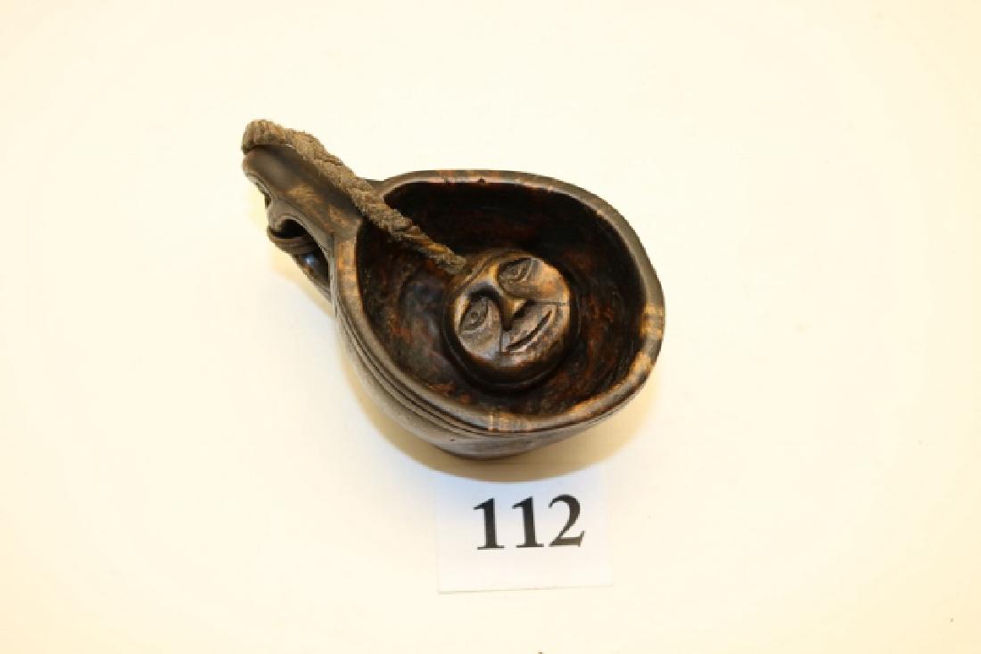 Carved Wood Canoe Cup (1 of 3)
