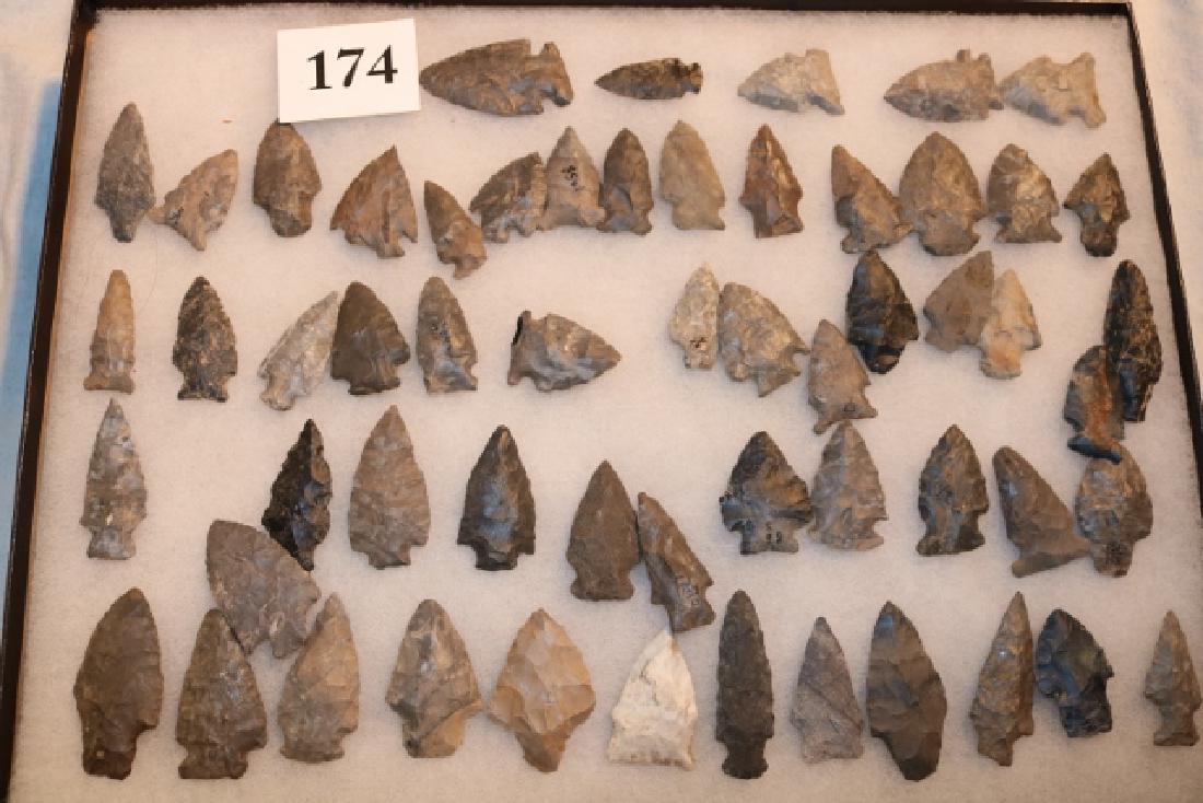 Frame with 57 Flint Points (1 of 4)