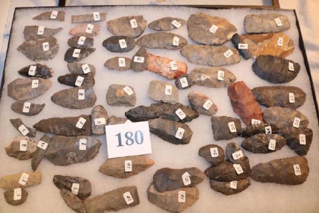 Frame with 60 Flint Knives (1 of 4)