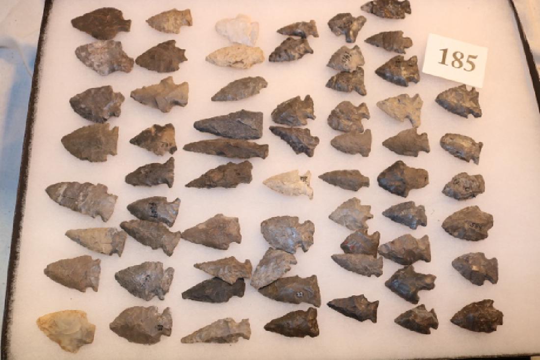 Frame with 62 Flint Points (1 of 4)