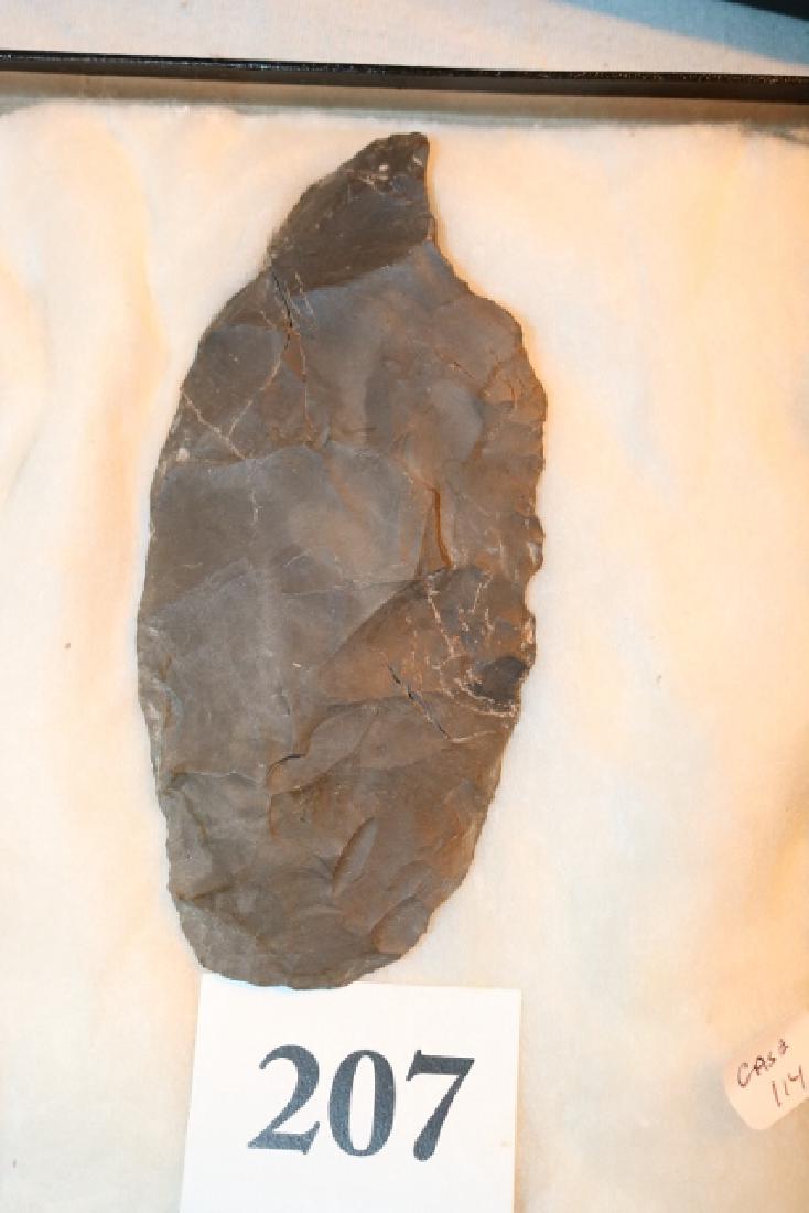 Frame with 51/4" Flint Knife (1 of 2)