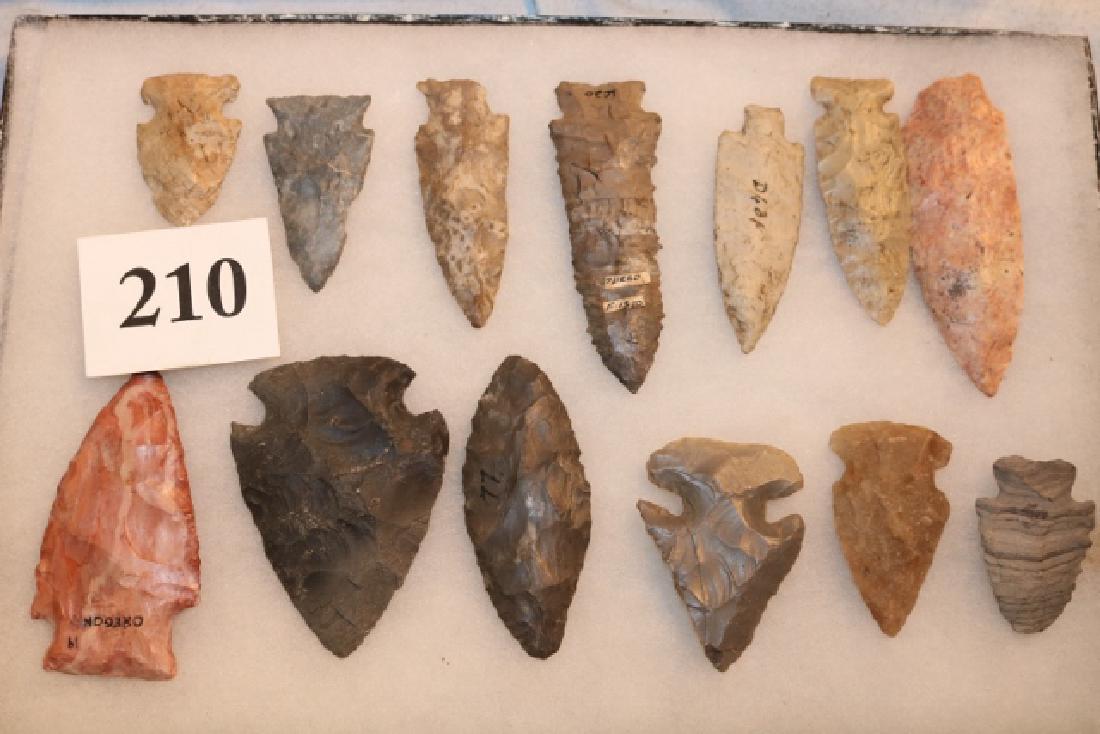 Frame with 13 Nice Points & Knives (1 of 5)