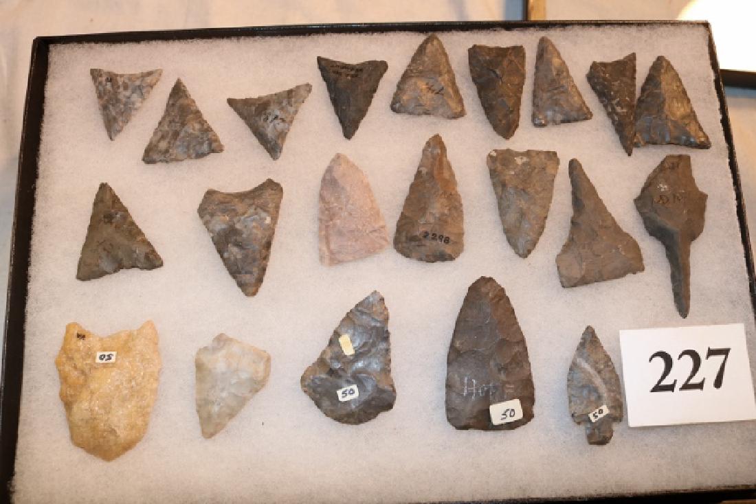 Frame with 25 Triangular Points & Drills (1 of 3)