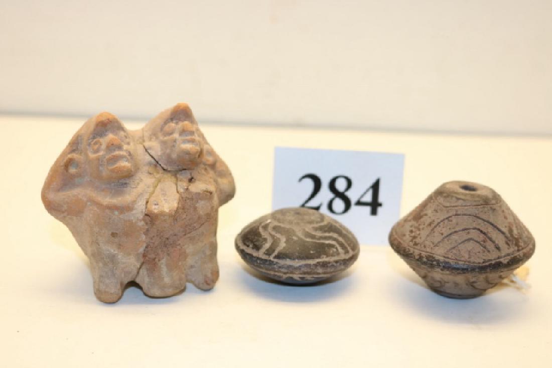 Prehistoric Effigy Pottery Whistle (1 of 1)