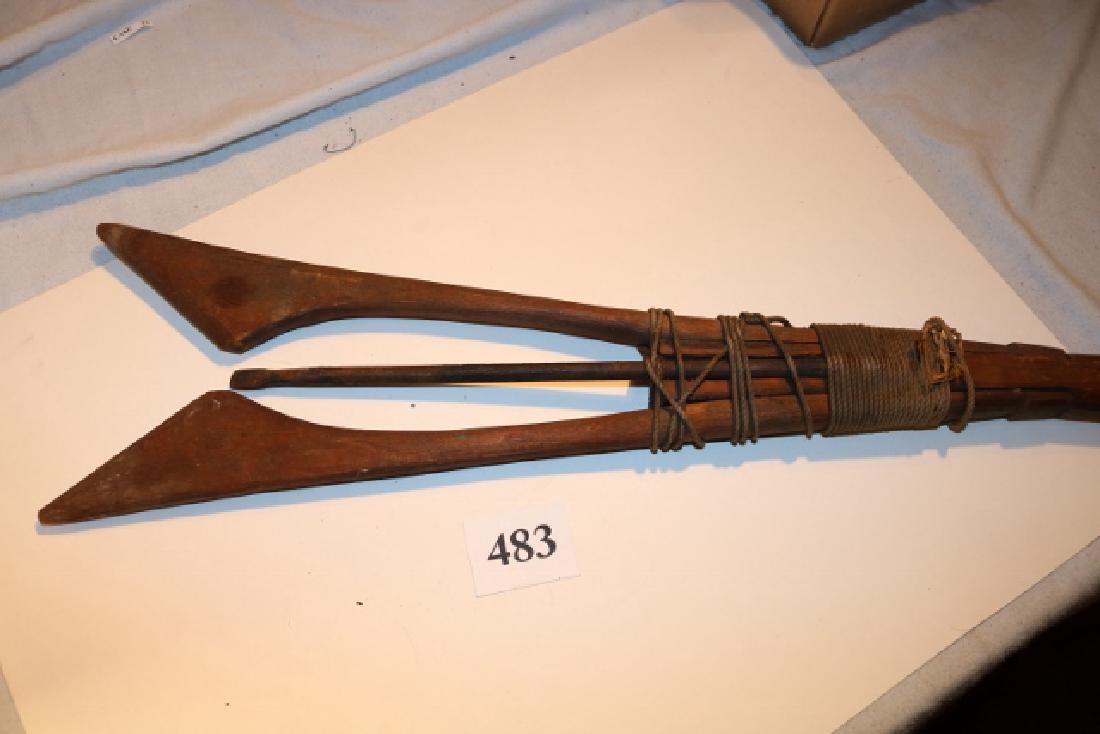 3 Pronged Wood – Iron Harpoon (1 of 3)