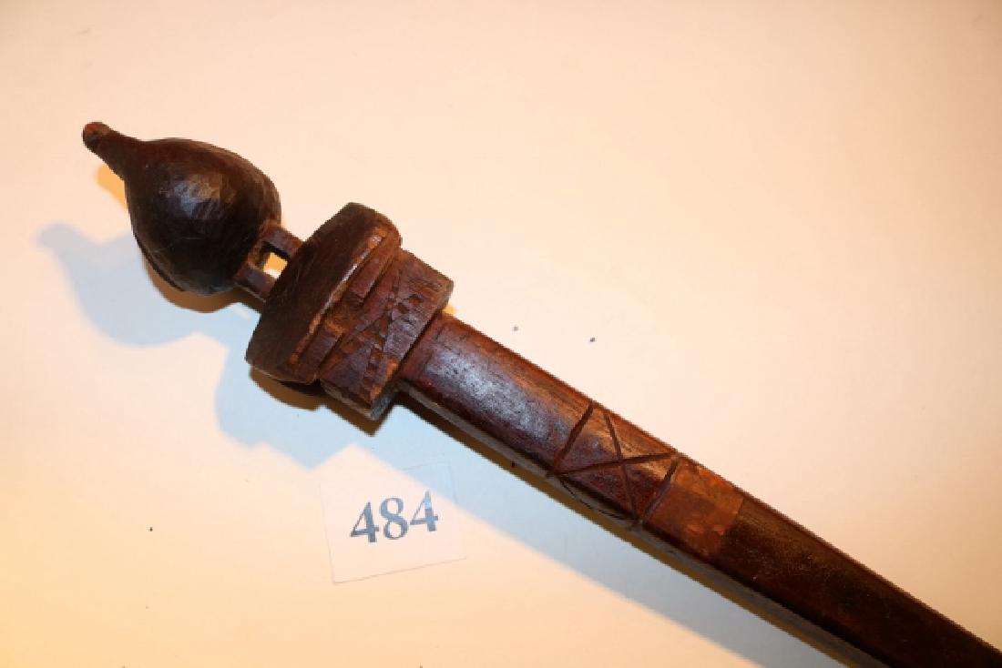 Carved Bird – Council House Walking Stick (1 of 4)