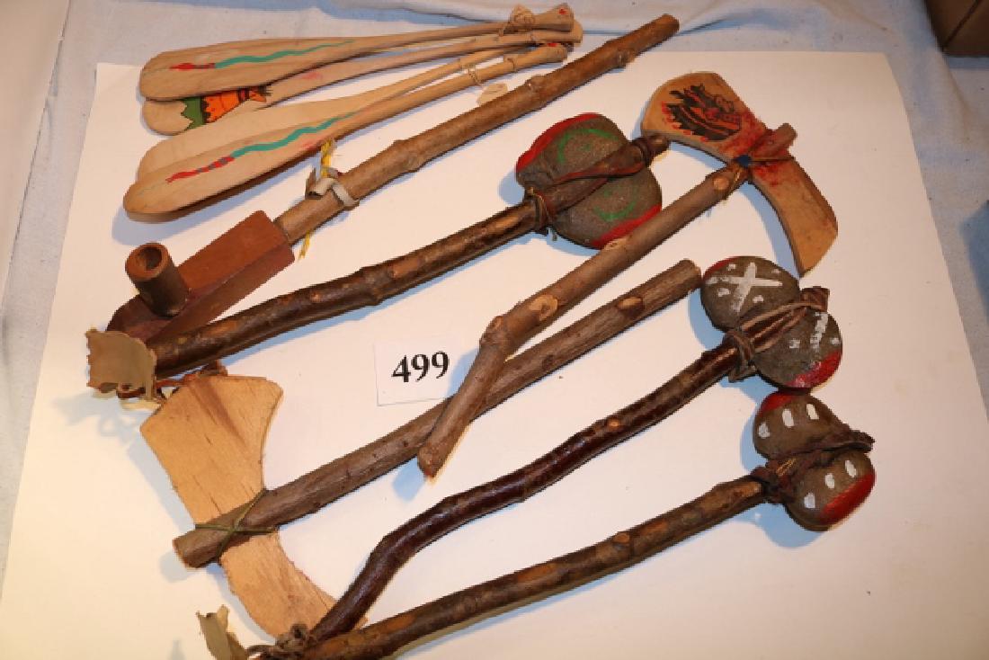 12 Assorted Pipe Tomahawks-Paddles (1 of 1)