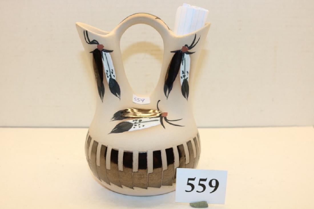 Polychrome Wedding Vase (1 of 1)