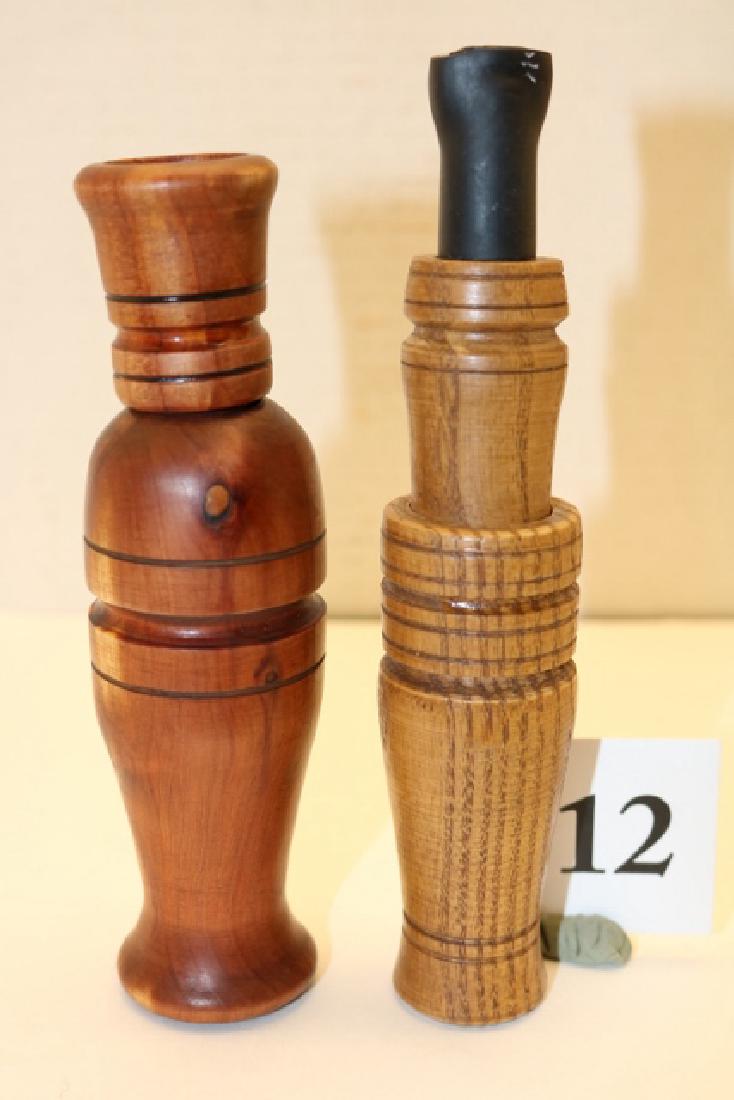 two unique handmade game calls (1 of 2)