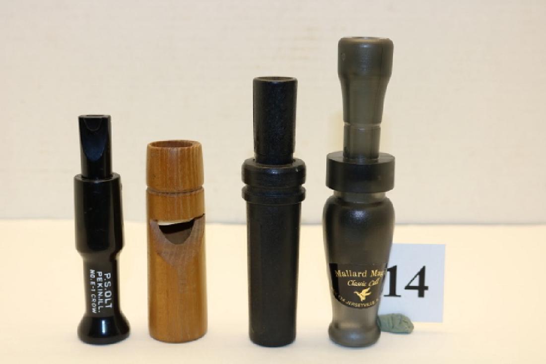 Lot of 4 Duck/Crow Calls (1 of 3)