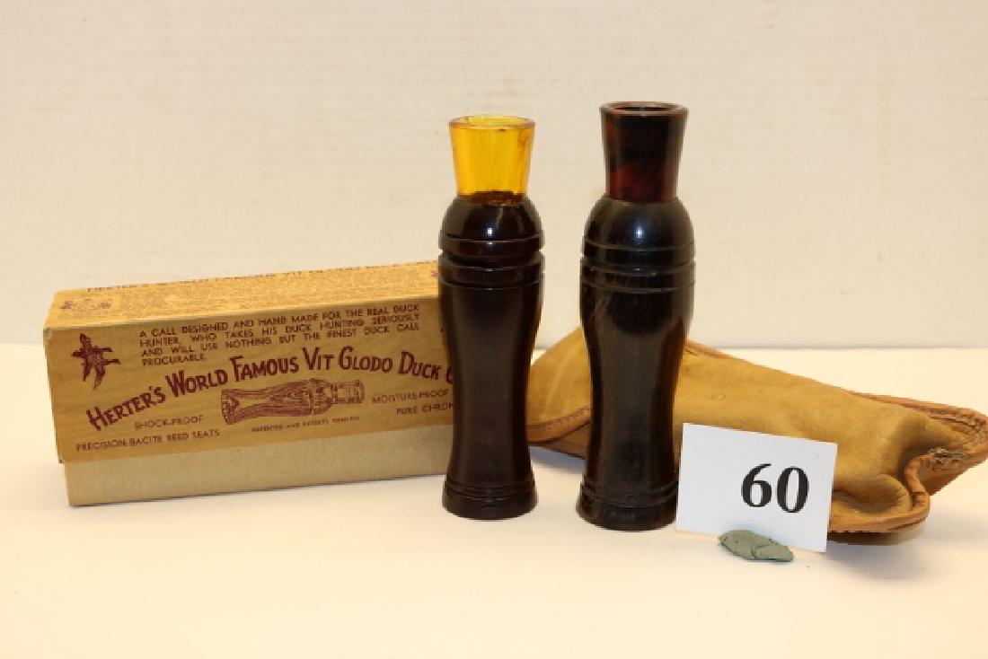 Two Herter's No. 279 Vit Glodo Duck Calls (1 of 3)