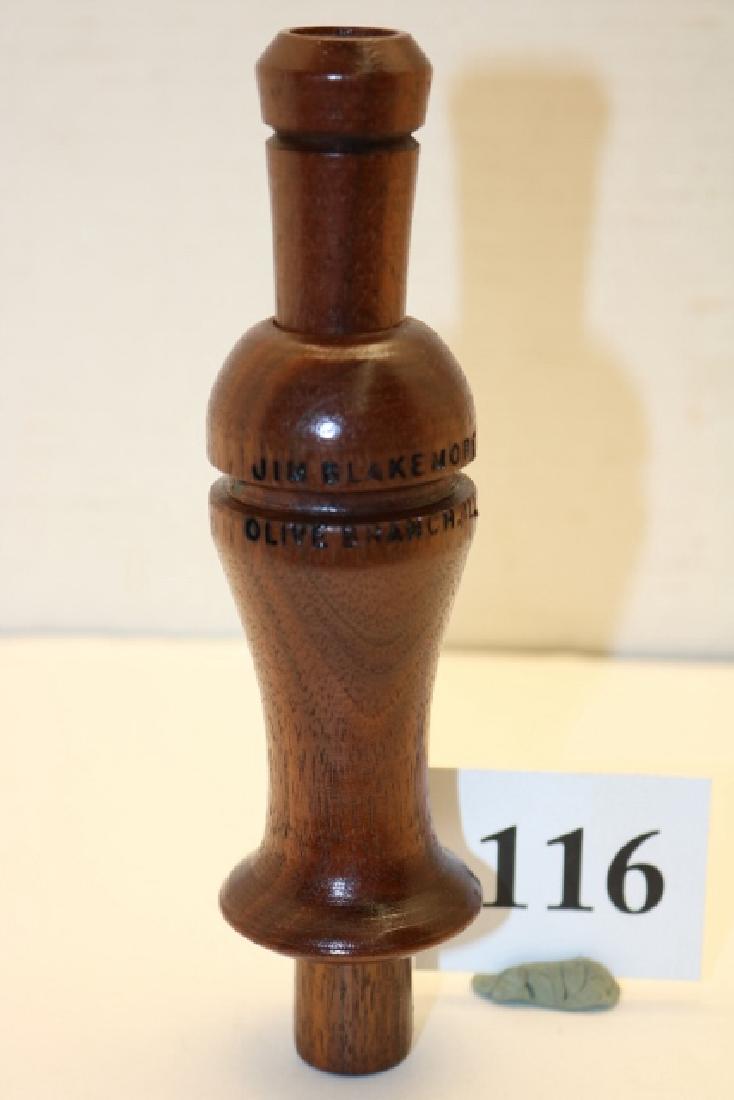 walnut barrel/stopper goose call (1 of 2)