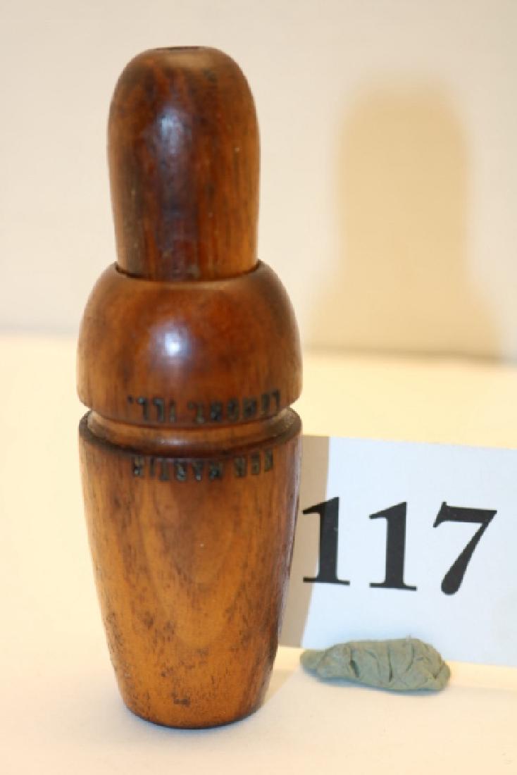 Horseshoe Lake Model walnut barrel/stopper duck call (1 of 2)