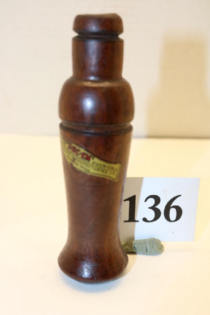 Oliveros "Duc-Em" walnut barrel/stopper duck call (1 of 2)