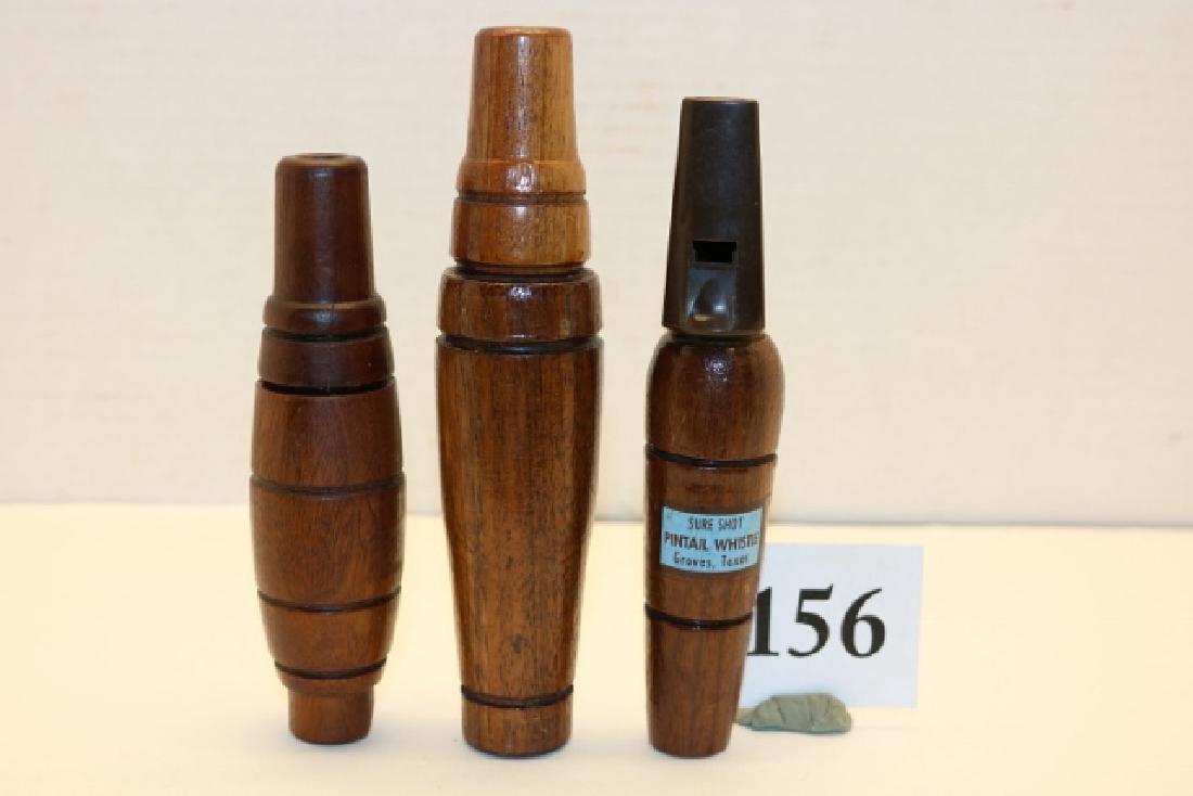 Lot of 3 Yentzen Game calls, Pintail whistle (1 of 2)