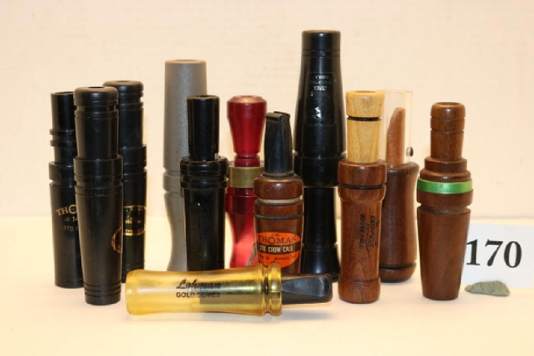 12 contemporary duck/goose/crow calls (1 of 1)