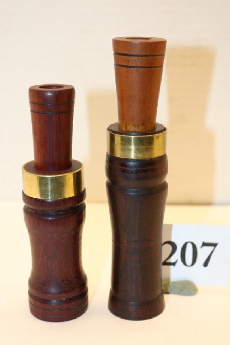Pair of unique "W.C. Humphry" branded duck calls:  1)4" (1 of 1)
