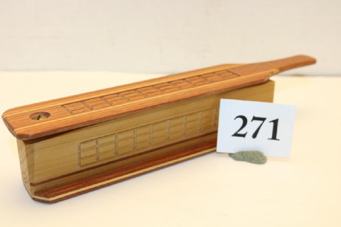 Neil Cost Parquet paneled box turkey call