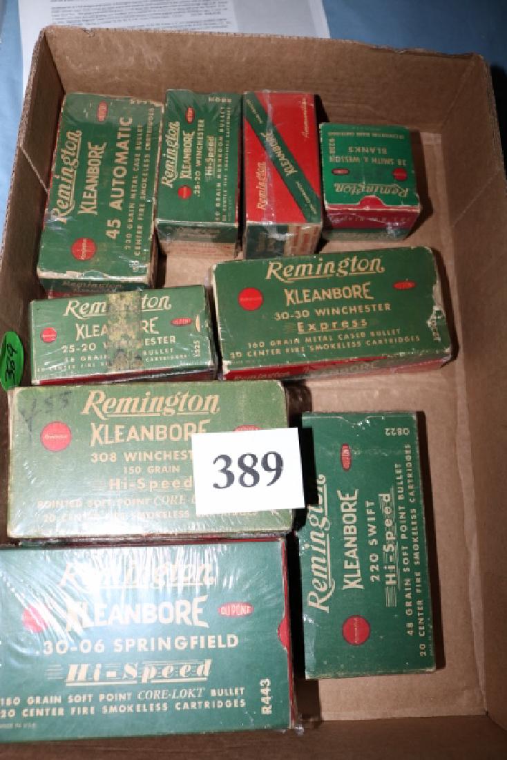 11 collectible Remington 1 piece boxes (1 of 1)