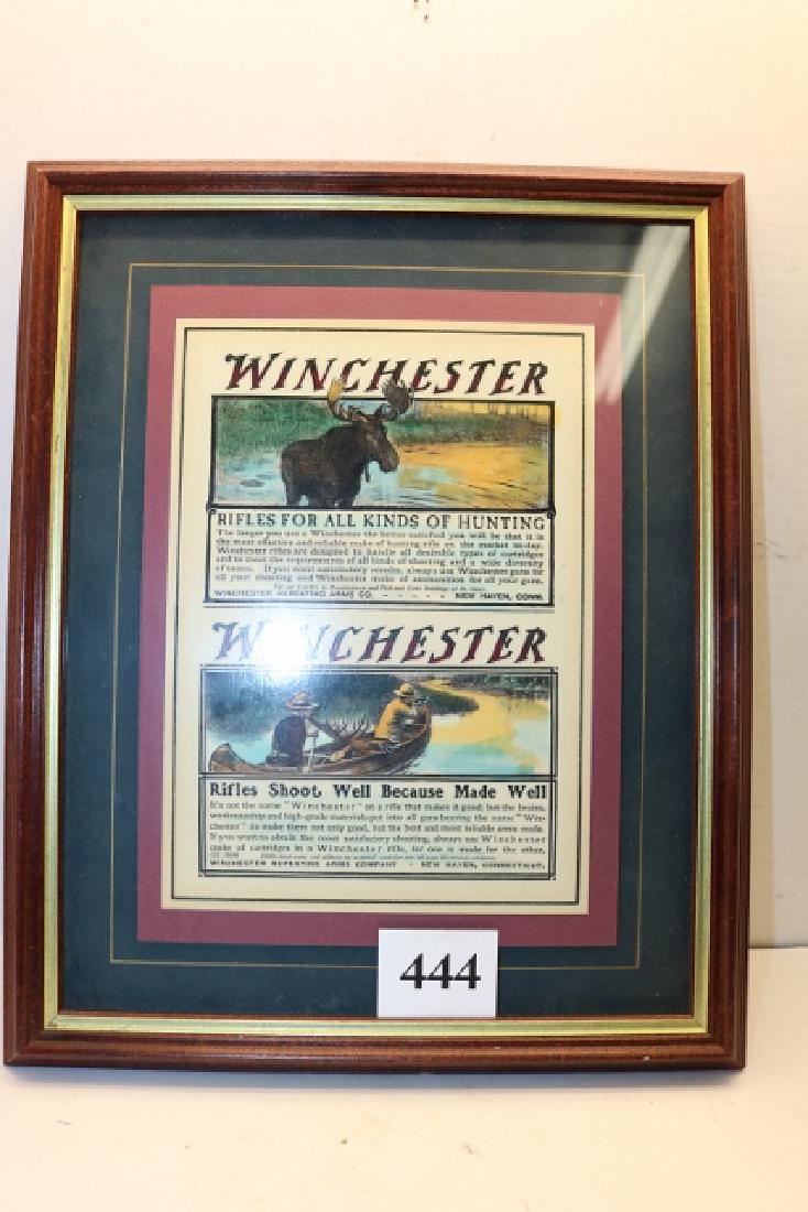 5 framed Winchester prints (1 of 7)