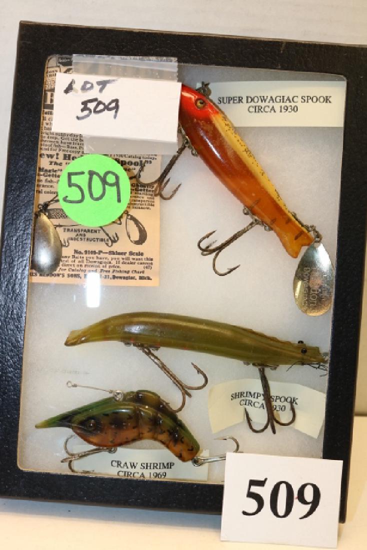 Lot of 3 Heddon Pyralin lures (1 of 3)