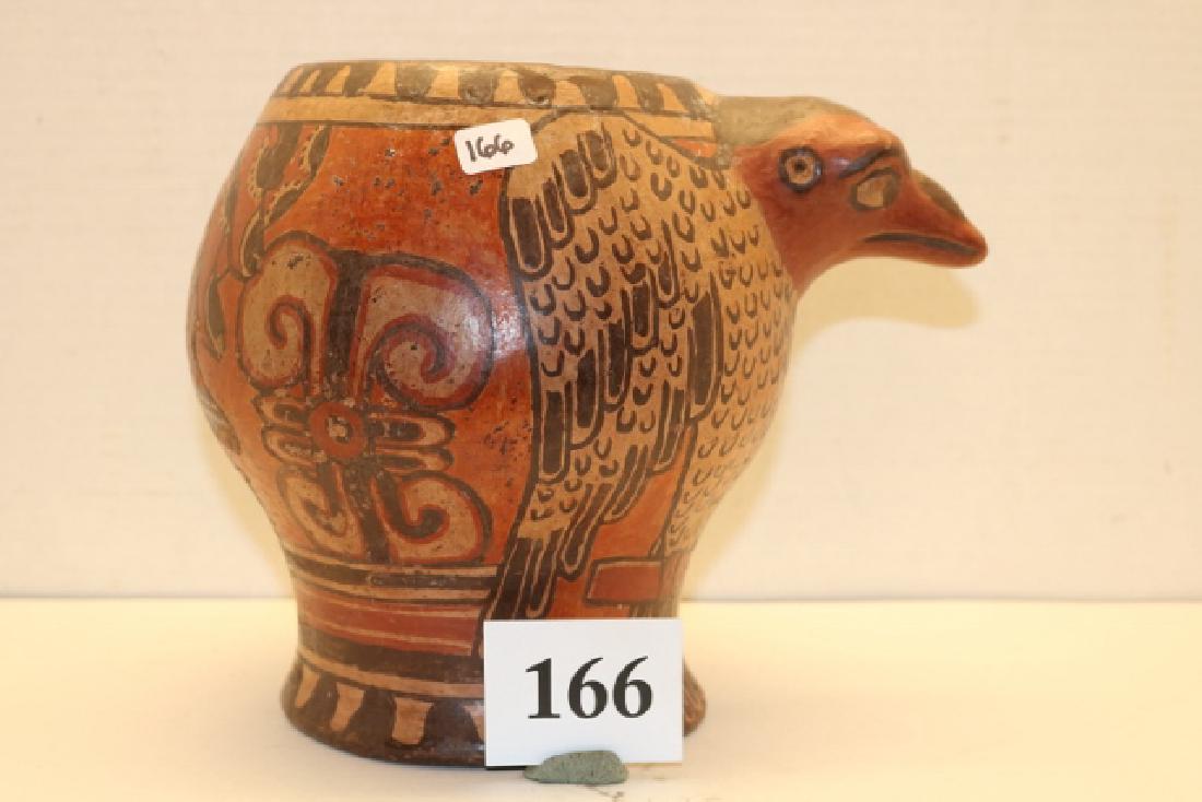 Polychrome Effigy Bird Pot (1 of 6)