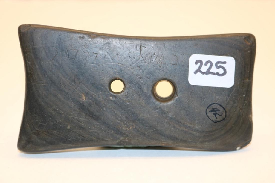 Banded Slate Quadra Concave Gorget (1 of 2)