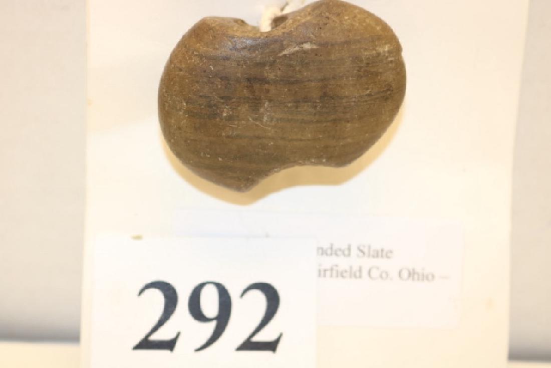 Banded Slate Bannerstone (1 of 1)