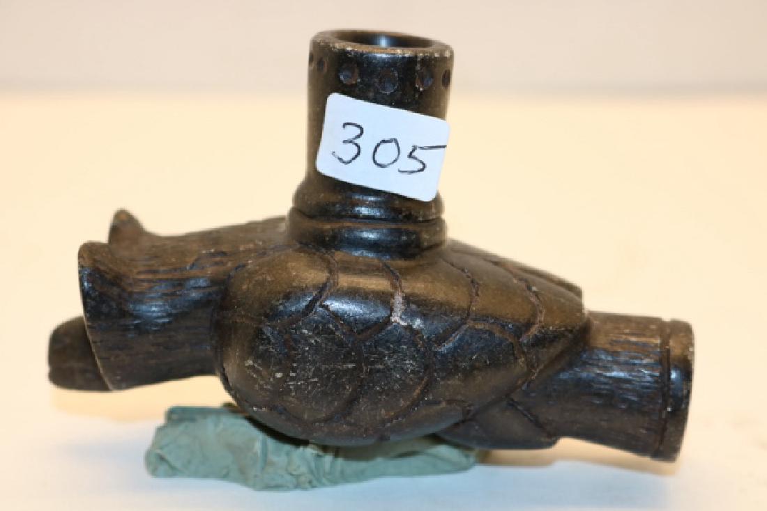 Owl Effigy Stone Pipe (1 of 3)