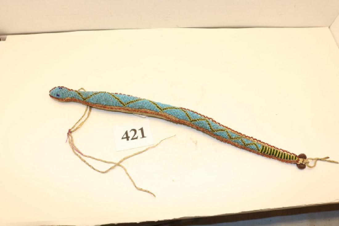 Beaded Snake Fetish (1 of 2)