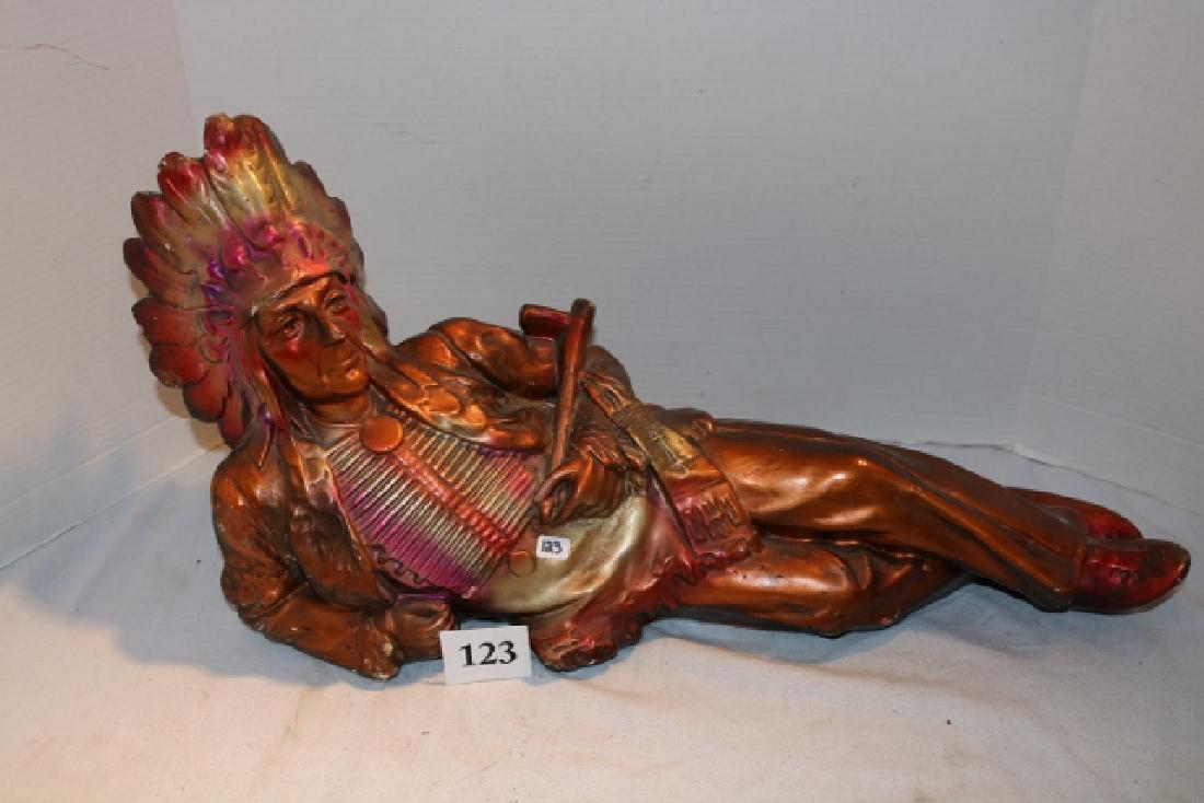 Plaster Reclining Indian (1 of 1)