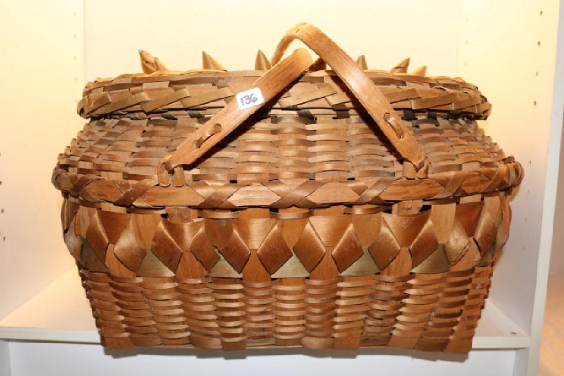 Plaited Iroquois Basket (1 of 1)