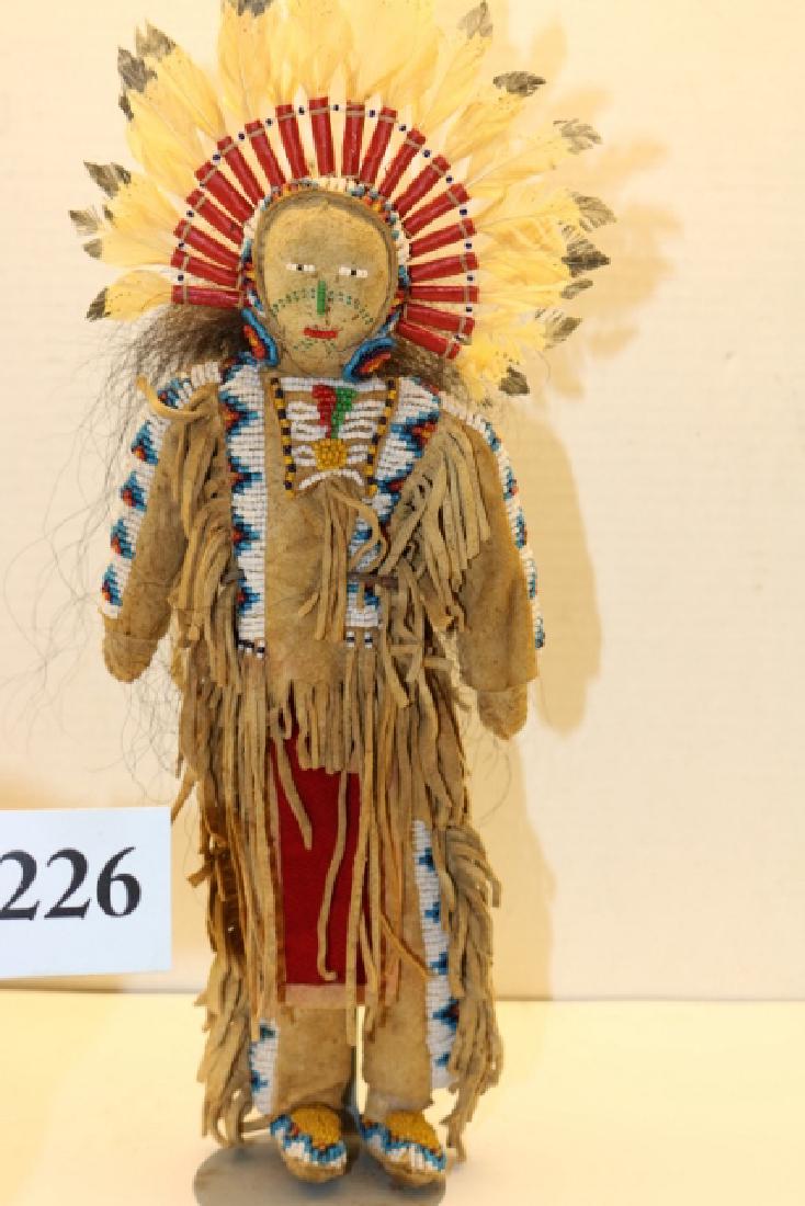 Bead Decor.  Hide Plains DollNO SHIPPING OUT OF COUNTRY (1 of 3)