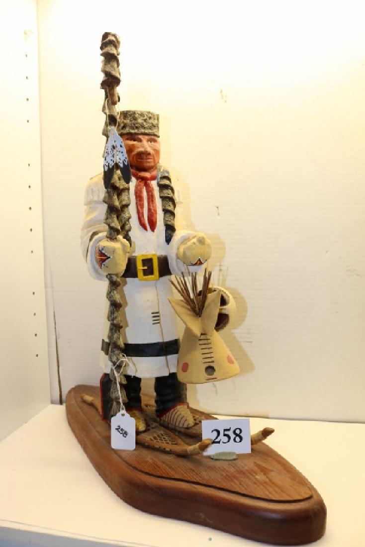 Carved North West Coast Indian Figure (1 of 2)