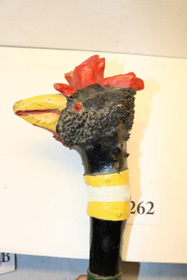 Polychrome Painted Penobscot Spirit Club (1 of 3)