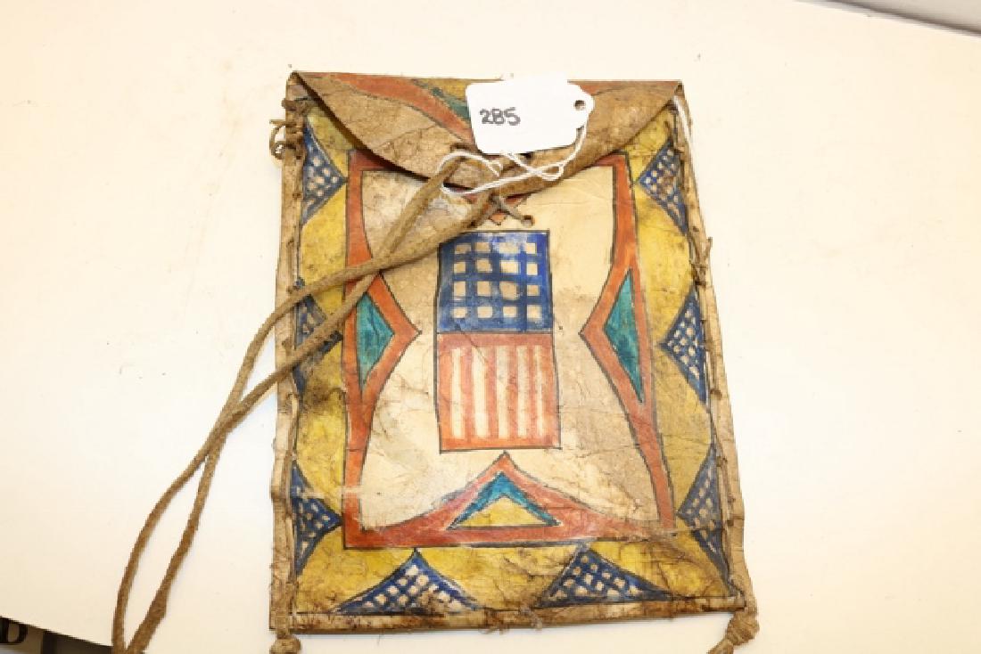 Patriotic Parfleche Bag (1 of 2)