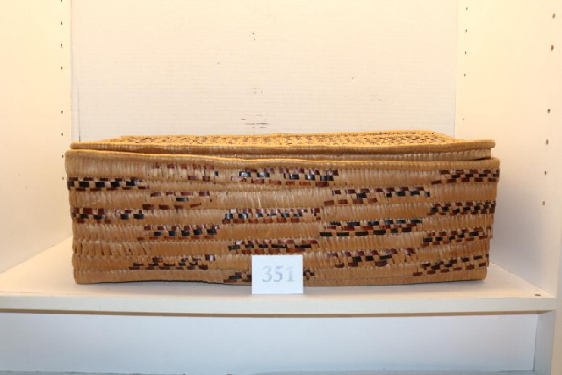 Lidded Thompson River Storage Basket (1 of 1)