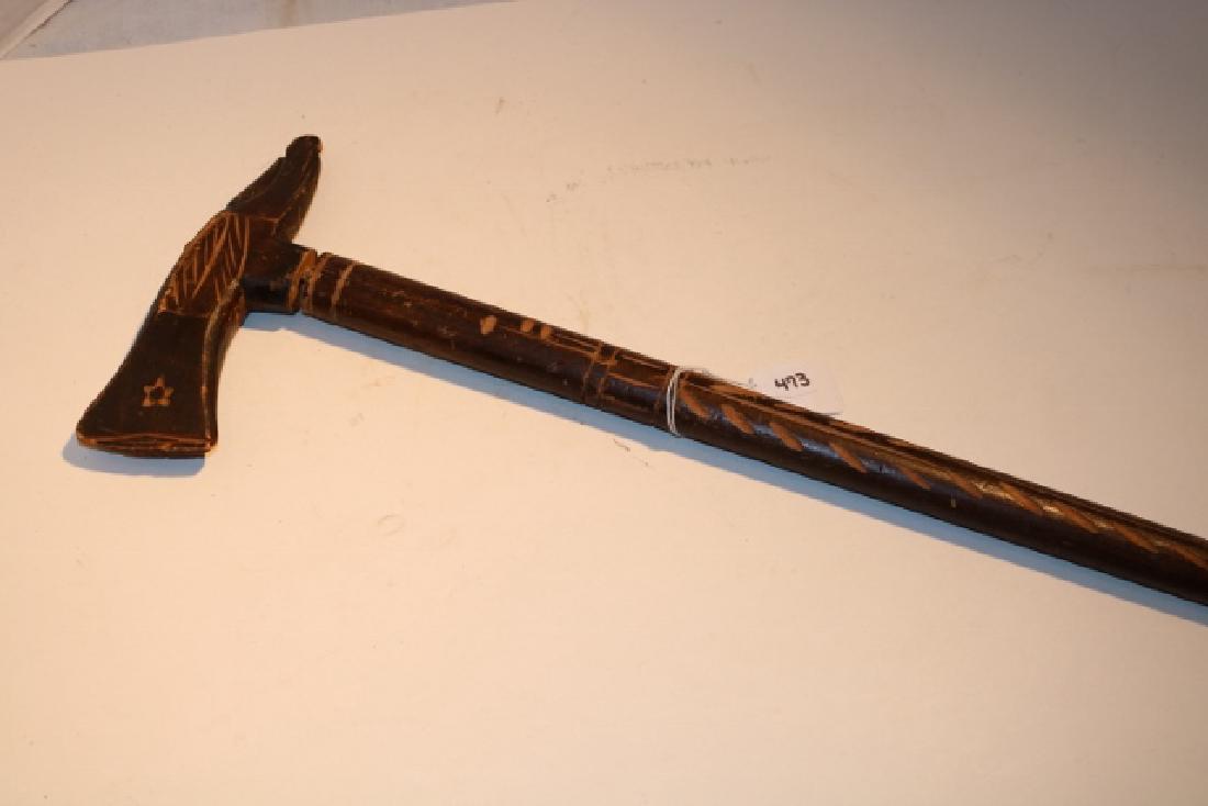 Chip Carved North West Coast Raven Effigy Chief’s (1 of 3)