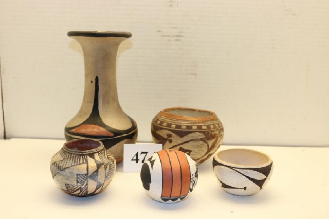 4 Small Acoma Pots –  Polychrome Vase (1 of 1)